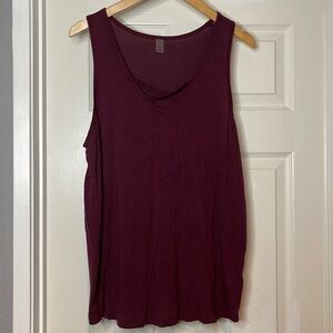 Beyond Yoga Micromodal Purple Tank Size Medium